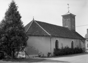 Elévation gauche et chevet © Région Bourgogne-Franche-Comté, Inventaire du patrimoine