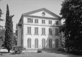 Pavillon ouest, élévation ouest. © Région Bourgogne-Franche-Comté, Inventaire du patrimoine