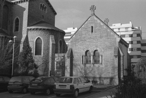 La chapelle funéraire des gérants de la Compagnie des Mines de Blanzy vue du sud. © Région Bourgogne-Franche-Comté, Inventaire du patrimoine