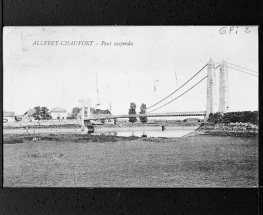 pont suspendu © Région Bourgogne-Franche-Comté, Inventaire du patrimoine