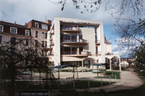 extension de bâtiment d'origine, élévation nord sur le parc © Région Bourgogne-Franche-Comté, Inventaire du patrimoine