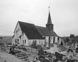 Chevet et élévation gauche. © Région Bourgogne-Franche-Comté, Inventaire du patrimoine