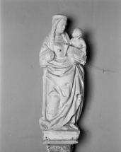 Statue : Vierge à l'Enfant. © Région Bourgogne-Franche-Comté, Inventaire du patrimoine