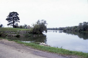 La Saône avant le barrage. © Région Bourgogne-Franche-Comté, Inventaire du patrimoine