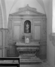 Autel-retable de la Vierge. © Région Bourgogne-Franche-Comté, Inventaire du patrimoine