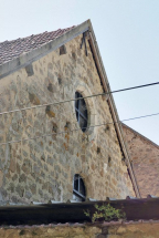 Chapelle : pignon est. © Région Bourgogne-Franche-Comté, Inventaire du patrimoine