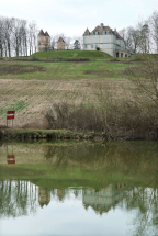 Château de Loisy. Seille au premier plan. © Région Bourgogne-Franche-Comté, Inventaire du patrimoine