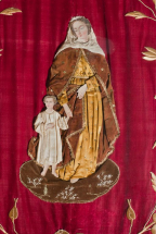 Détail : saint Cyr et sainte Julitte. © Région Bourgogne-Franche-Comté, Inventaire du patrimoine