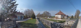 Vue panoramique du site avec les deux maisons. © Région Bourgogne-Franche-Comté, Inventaire du patrimoine