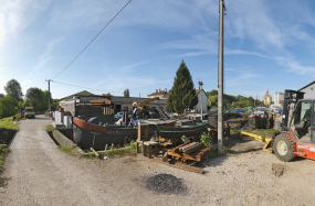 Détail du port : les cales pour réparer ou déchirer les bateaux. © Région Bourgogne-Franche-Comté, Inventaire du patrimoine