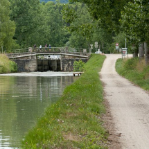 Vue du pont sur écluse. © Région Bourgogne-Franche-Comté, Inventaire du patrimoine