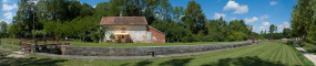 Vue d'ensemble du site d'écluse. © Région Bourgogne-Franche-Comté, Inventaire du patrimoine