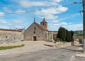 Vue de l'église. © Région Bourgogne-Franche-Comté, Inventaire du patrimoine