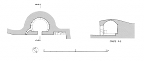 Plan. et coupe A-B © Région Bourgogne-Franche-Comté, Inventaire du patrimoine