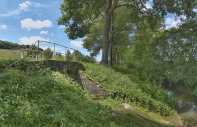 Vannes et garde-corps du déversoir de la rive gauche : sortie de l'eau. © Région Bourgogne-Franche-Comté, Inventaire du patrimoine