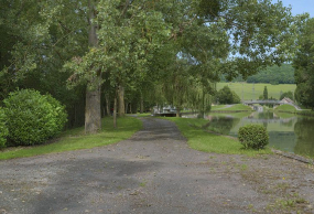 Le port de Crugey et son environnement : le pont routier isolé. © Région Bourgogne-Franche-Comté, Inventaire du patrimoine