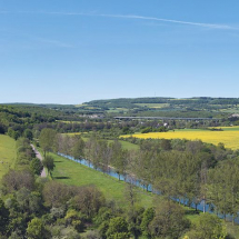 Le viaduc dans son environnement. © Région Bourgogne-Franche-Comté, Inventaire du patrimoine