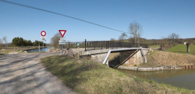 Le pont vu d'amont. © Région Bourgogne-Franche-Comté, Inventaire du patrimoine