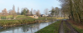 Vue d'aval des culées. © Région Bourgogne-Franche-Comté, Inventaire du patrimoine