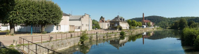 Vue d'ensemble du port, d'amont. © Région Bourgogne-Franche-Comté, Inventaire du patrimoine