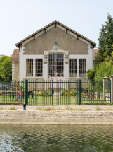 Le bâtiment du moulin : de face. © Région Bourgogne-Franche-Comté, Inventaire du patrimoine