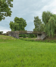 Vue de la passerelle. © Région Bourgogne-Franche-Comté, Inventaire du patrimoine