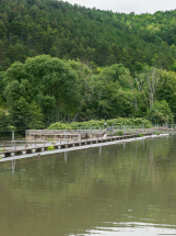 Vue du barrage. © Région Bourgogne-Franche-Comté, Inventaire du patrimoine
