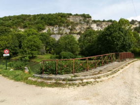 Vue d'ensemble depuis le pont de l'écluse. © Région Bourgogne-Franche-Comté, Inventaire du patrimoine