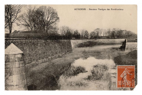 fortification d'agglomération demi-lune courtine bastion © Archives municipales, Auxonne