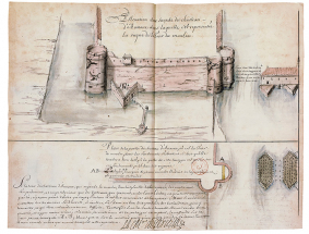 fortification d'agglomération château fort © Bibliothèque nationale de France