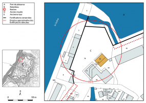 fortification d'agglomération bastion © Région Bourgogne-Franche-Comté, Inventaire du patrimoine