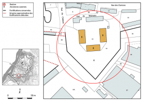 bastion fortification d'agglomération © Région Bourgogne-Franche-Comté, Inventaire du patrimoine
