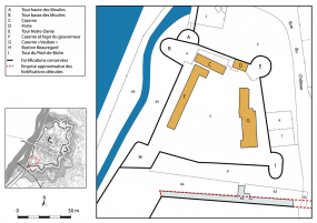 château fort fortification d'agglomération © Région Bourgogne-Franche-Comté, Inventaire du patrimoine