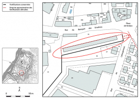 courtine fortification d'agglomération © Région Bourgogne-Franche-Comté, Inventaire du patrimoine
