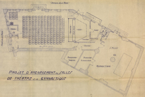 halle mairie salle des fêtes cinéma © Région Bourgogne-Franche-Comté, Inventaire du patrimoine