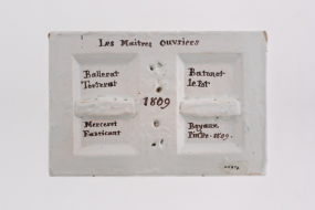 plaque commémorative © Région Bourgogne-Franche-Comté, Inventaire du patrimoine