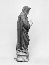 La Vierge : profil droit. © Région Bourgogne-Franche-Comté, Inventaire du patrimoine