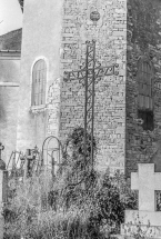 Croix du cimetière de 1891 : vue générale. © Région Bourgogne-Franche-Comté, Inventaire du patrimoine
