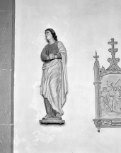 Saint Jean vu de trois quarts gauche. © Région Bourgogne-Franche-Comté, Inventaire du patrimoine