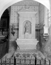 Vue de l'autel-retable latéral sud. © Région Bourgogne-Franche-Comté, Inventaire du patrimoine