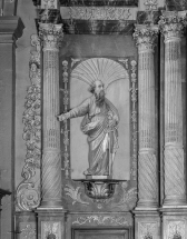 Saint Paul, vue de face (à gauche du maître-autel). © Région Bourgogne-Franche-Comté, Inventaire du patrimoine