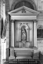 Vue de l'autel-retable latéral gauche. © Région Bourgogne-Franche-Comté, Inventaire du patrimoine