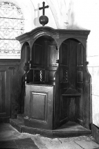 Vue d'un confessionnal. © Région Bourgogne-Franche-Comté, Inventaire du patrimoine