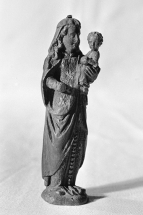 Statuette Vierge à l'Enfant. © Région Bourgogne-Franche-Comté, Inventaire du patrimoine