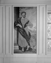 Vue du tableau représentant saint Marc. © Région Bourgogne-Franche-Comté, Inventaire du patrimoine