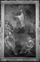 Saint François Xavier évangélisant les Indiens. © Région Bourgogne-Franche-Comté, Inventaire du patrimoine