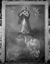 Apparition de la Vierge de l'Immaculée Conception à des ressuscités. © Région Bourgogne-Franche-Comté, Inventaire du patrimoine