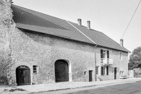 Ferme cadastrée A3 218 : façade antérieure. © Région Bourgogne-Franche-Comté, Inventaire du patrimoine