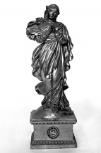Vue de face de la Vierge. © Région Bourgogne-Franche-Comté, Inventaire du patrimoine