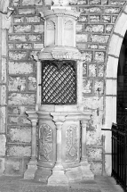 Vue du ciborium gauche. © Région Bourgogne-Franche-Comté, Inventaire du patrimoine